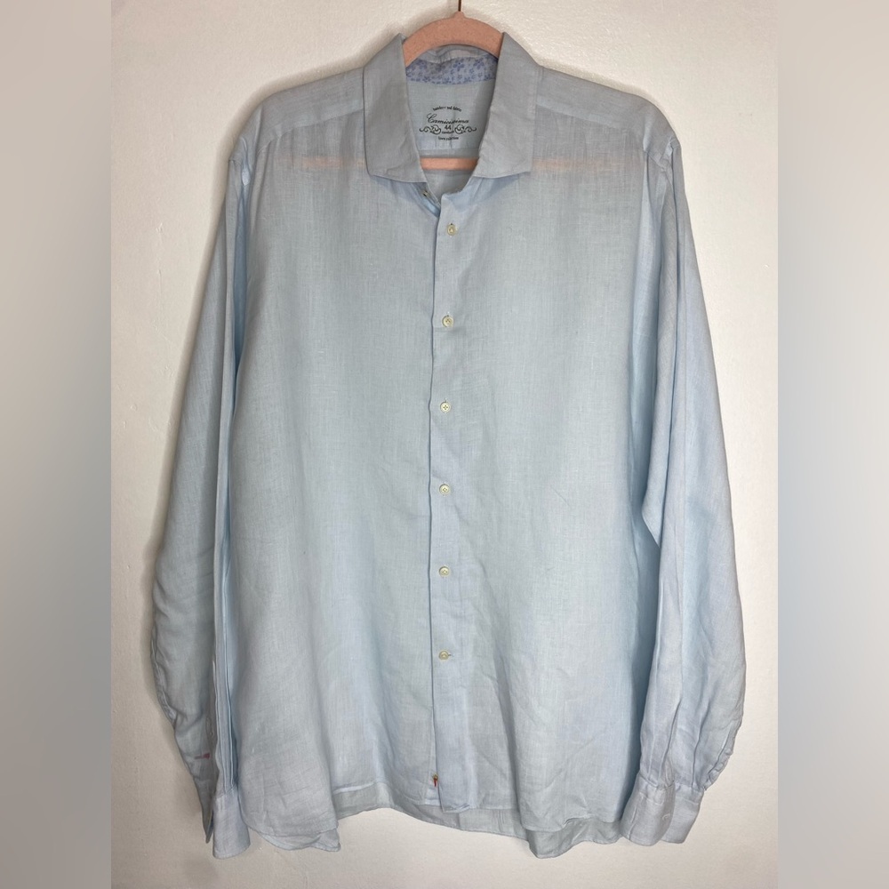 CAMICISSIMA Light Blue Button-Up Shirt